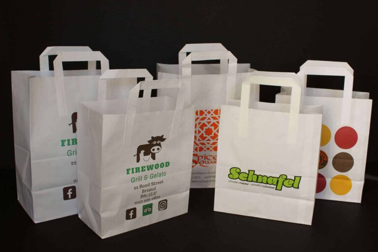 Flat Handle Carrier Bags